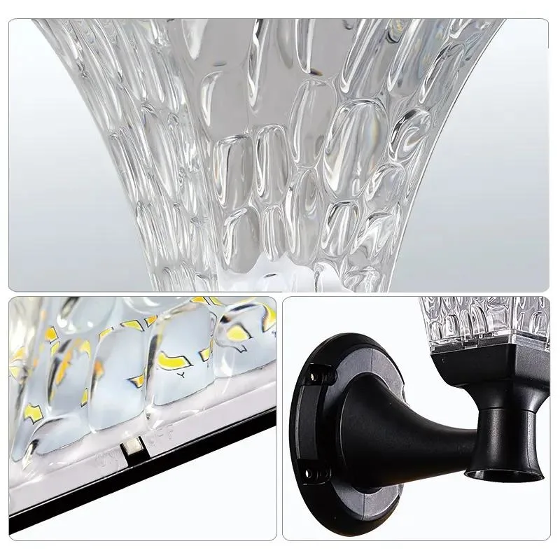 Outdoor Waterproof LED Garden Wall Lamp Solar Wall Lights Terrace